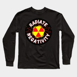 Radiate Negativity - Shining radiating sun Long Sleeve T-Shirt